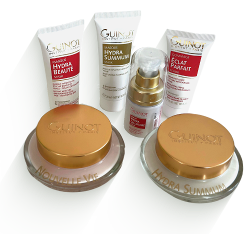 Guinot Produkte Einige Produkte von Guinot zur Hautpflege